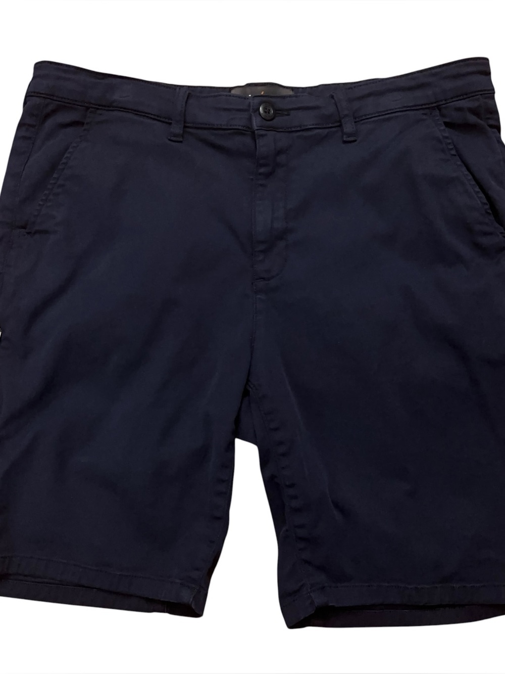DU/ER Chino Shorts Mens 34 Live Lite Journey Slim Fit Stretch Lightweight Blue